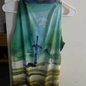 Blackmilk Legend of Zelda button up blouse